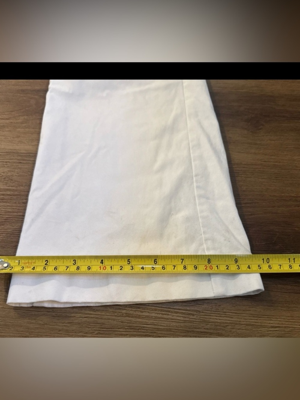 Rekucci Womens White Wide-Leg Dress Pants With Pockets Size 16P - Picture 6 of 10